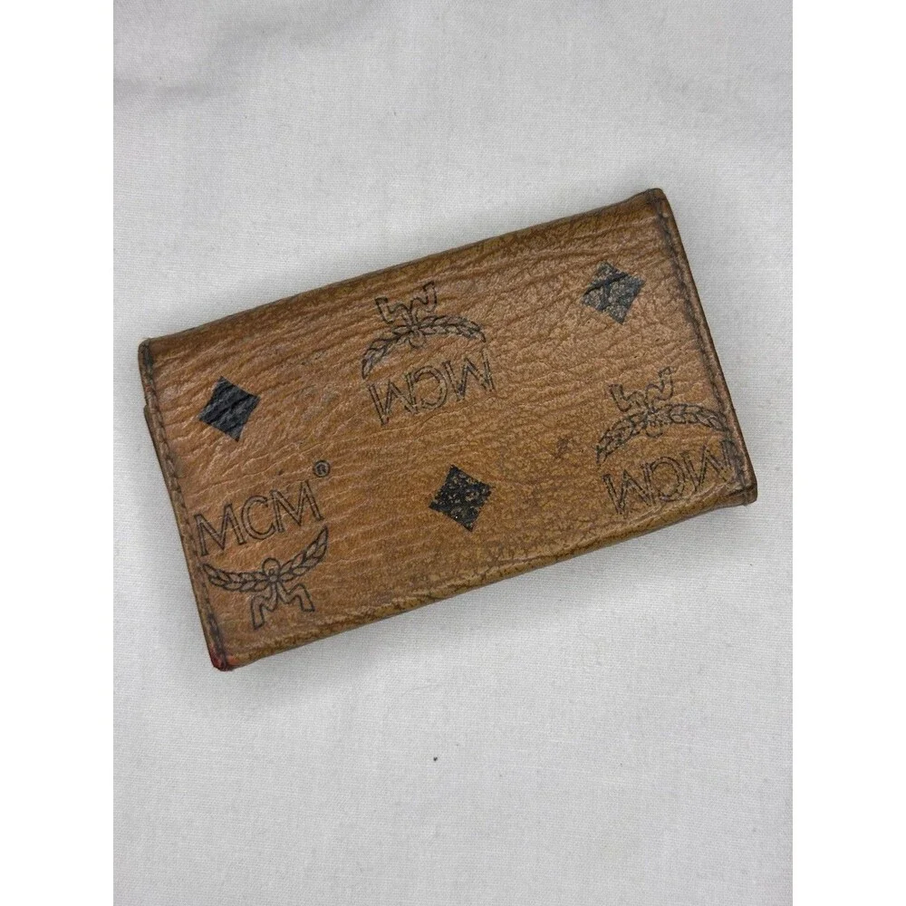 MCM Vintage brown monogram Key Holder
